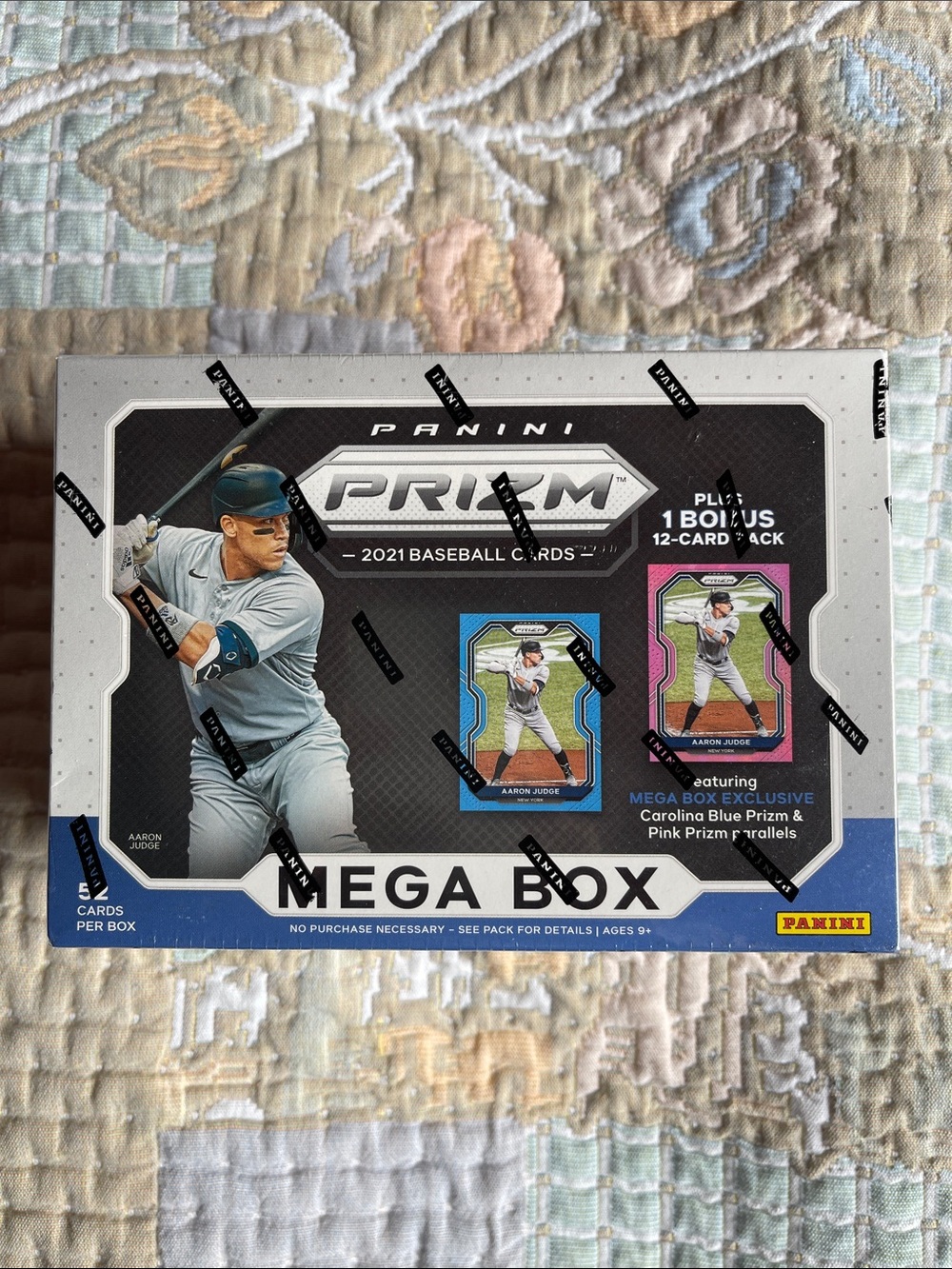 2021 PANINI PRIZM BASEBALL MEGA BOX +1 BOUNS PACK CAROLINA BLUE/PINK PARALLELS